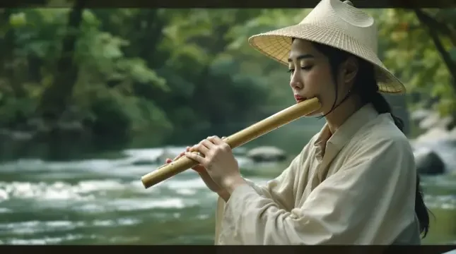 竹笛悠扬 - 天堂视频竹影清风影像