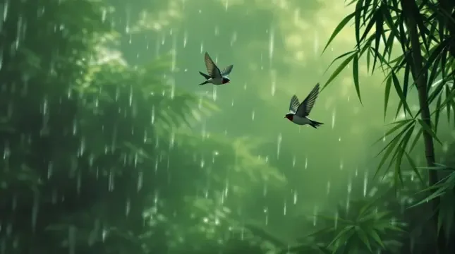 微雨燕双飞 - 天堂视频竹影清风影像