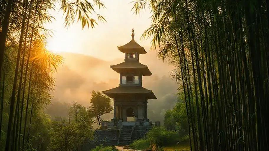翠谷晨钟 - 天堂视频竹影清风影像